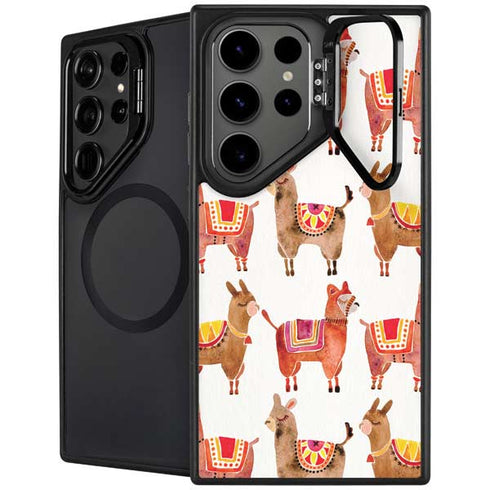 Alpacas by Cat Coq Galaxy Cases